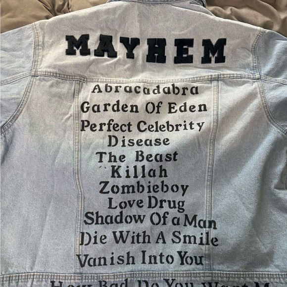 Lady Gaga Mayhem Custom Denim Jacket - Picture 2 of 7